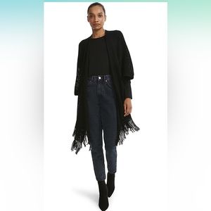 NWT STEVE MADDEN | Slub Kimono. One Size Fits Most. Black.